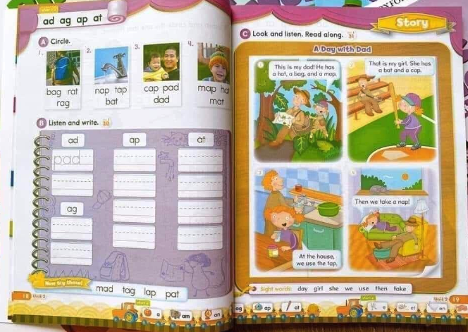 Oxford Phonics World 5+5 牛津自然拼讀教材｜5 books + 5 workbooks｜點讀版
