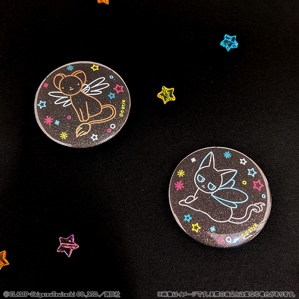 NEON Series Can Badge Set｜CLAMP FANS SHOP 霓虹燈系列 商品【預購】  (26C111-P）