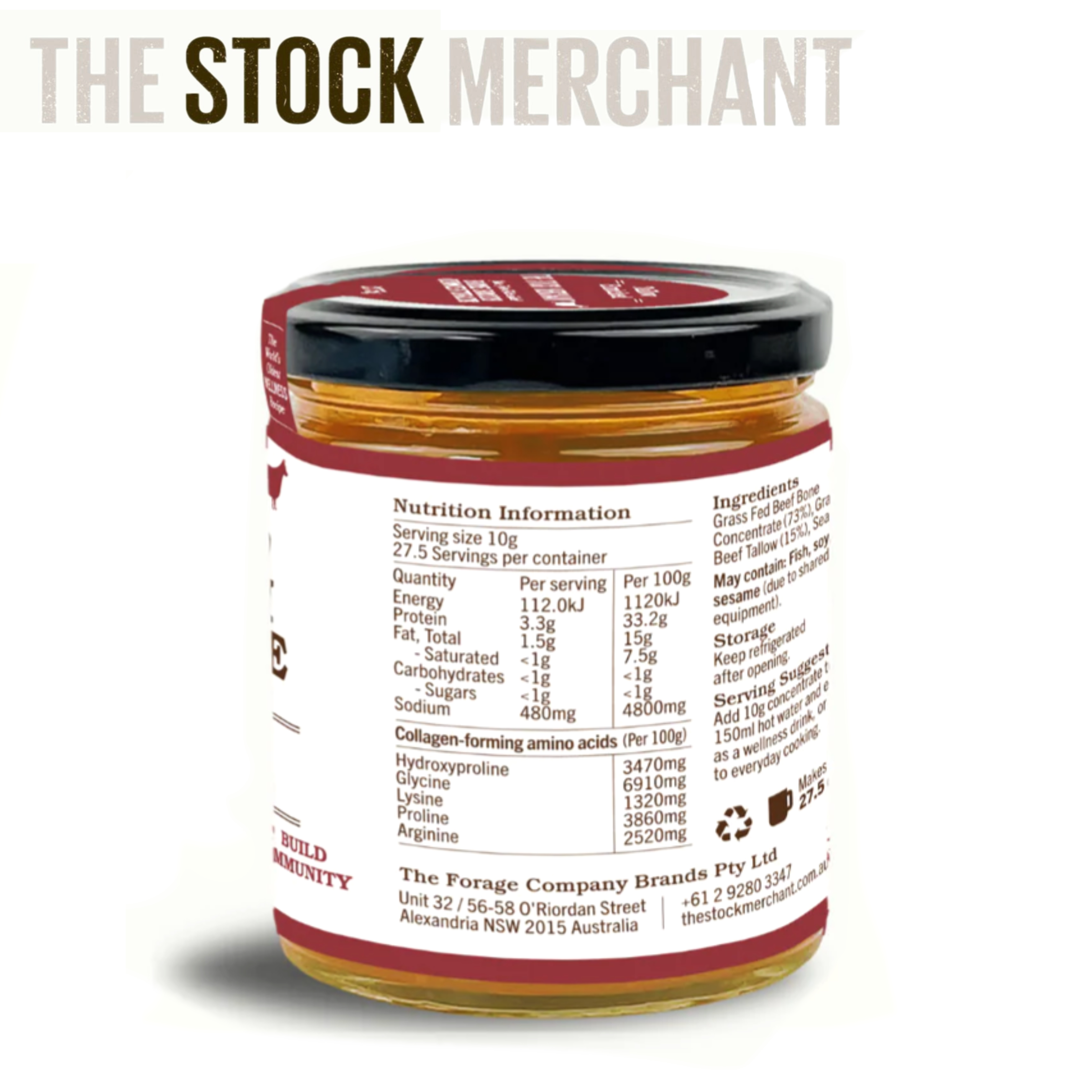 ♻️澳洲 牛膏濃縮牛骨湯 Australia Stock Merchant Tallow Enriched Beef Bone Broth Concentrate