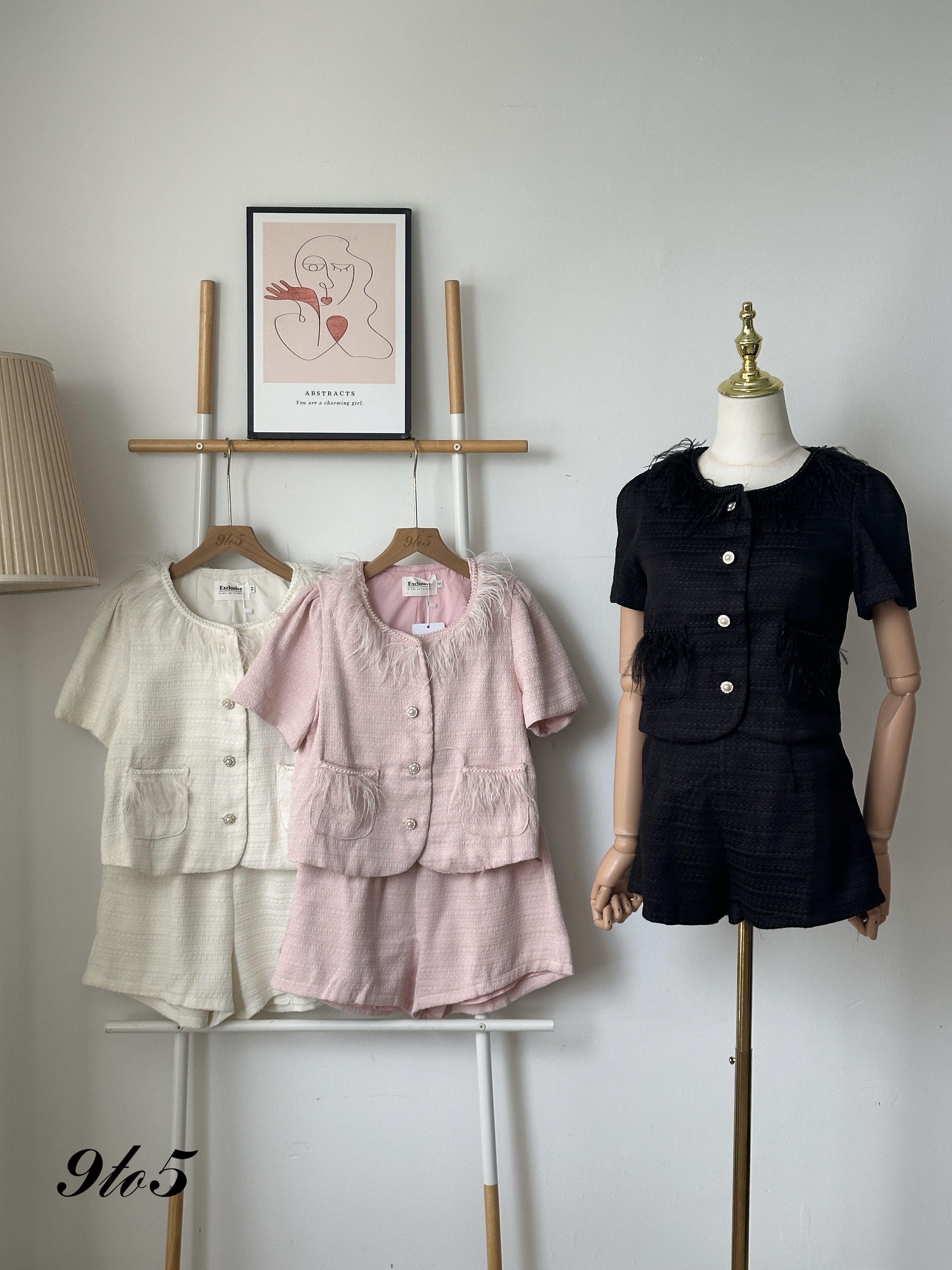 D2342 Tweed Matching Set - 3 Colors 