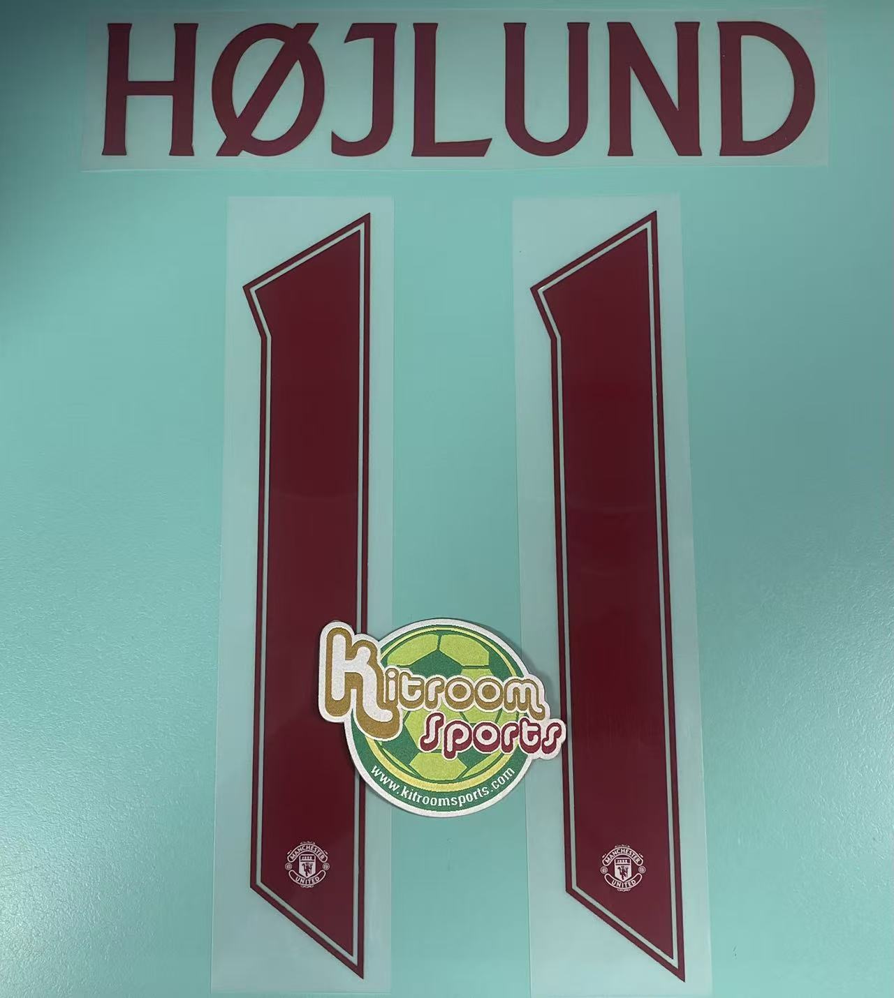 2023-24 Manchester United 3RD UCL Nameset #11 HOJLUND