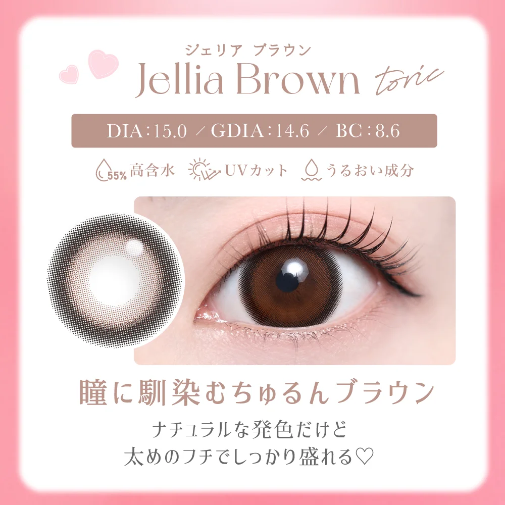 TeAmo - Toric Jellia Brown (1day/10P)