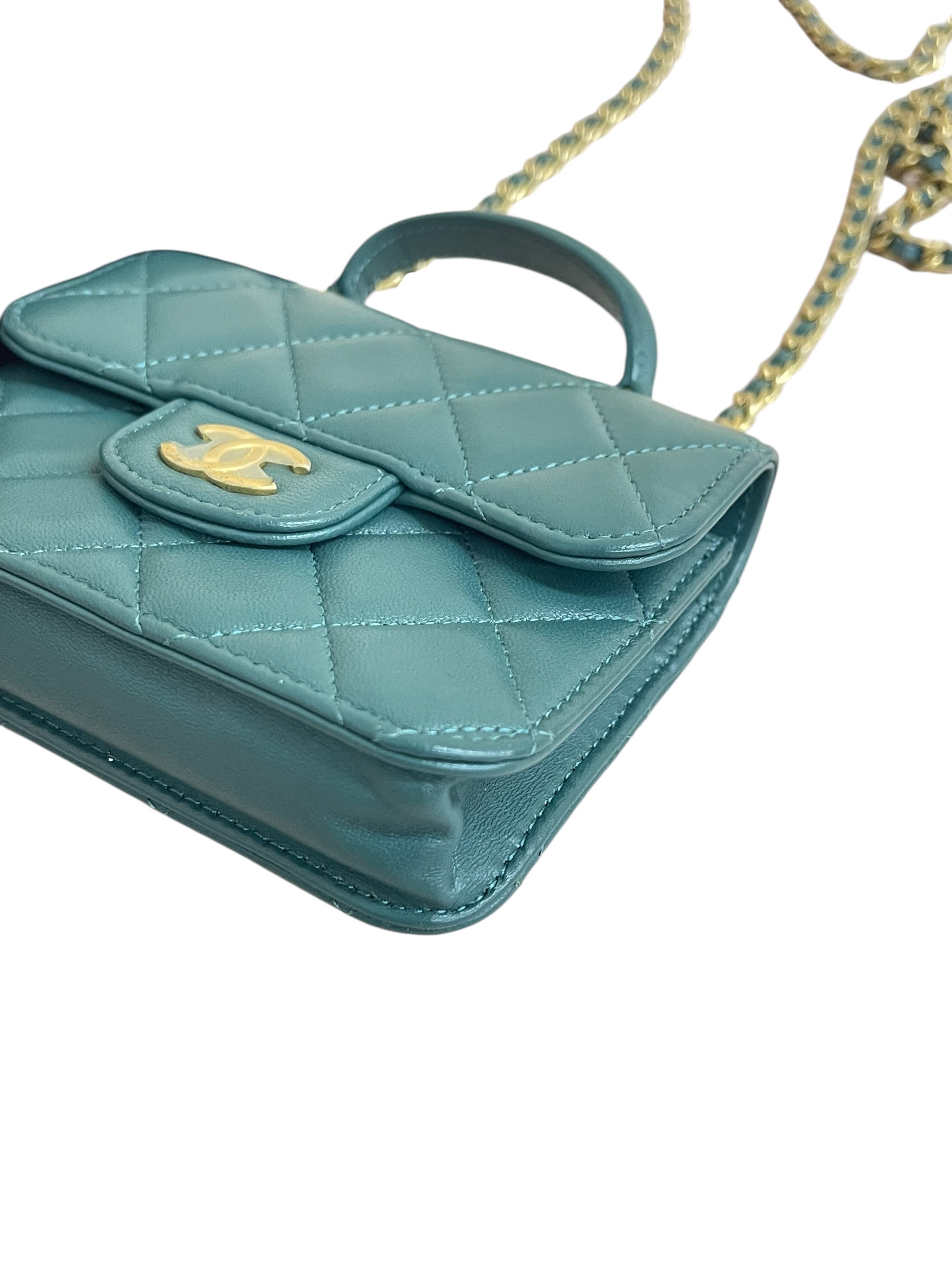 Pre-owned Chanel Top Handle Flap Coons Purse/ Product Code: 26061006