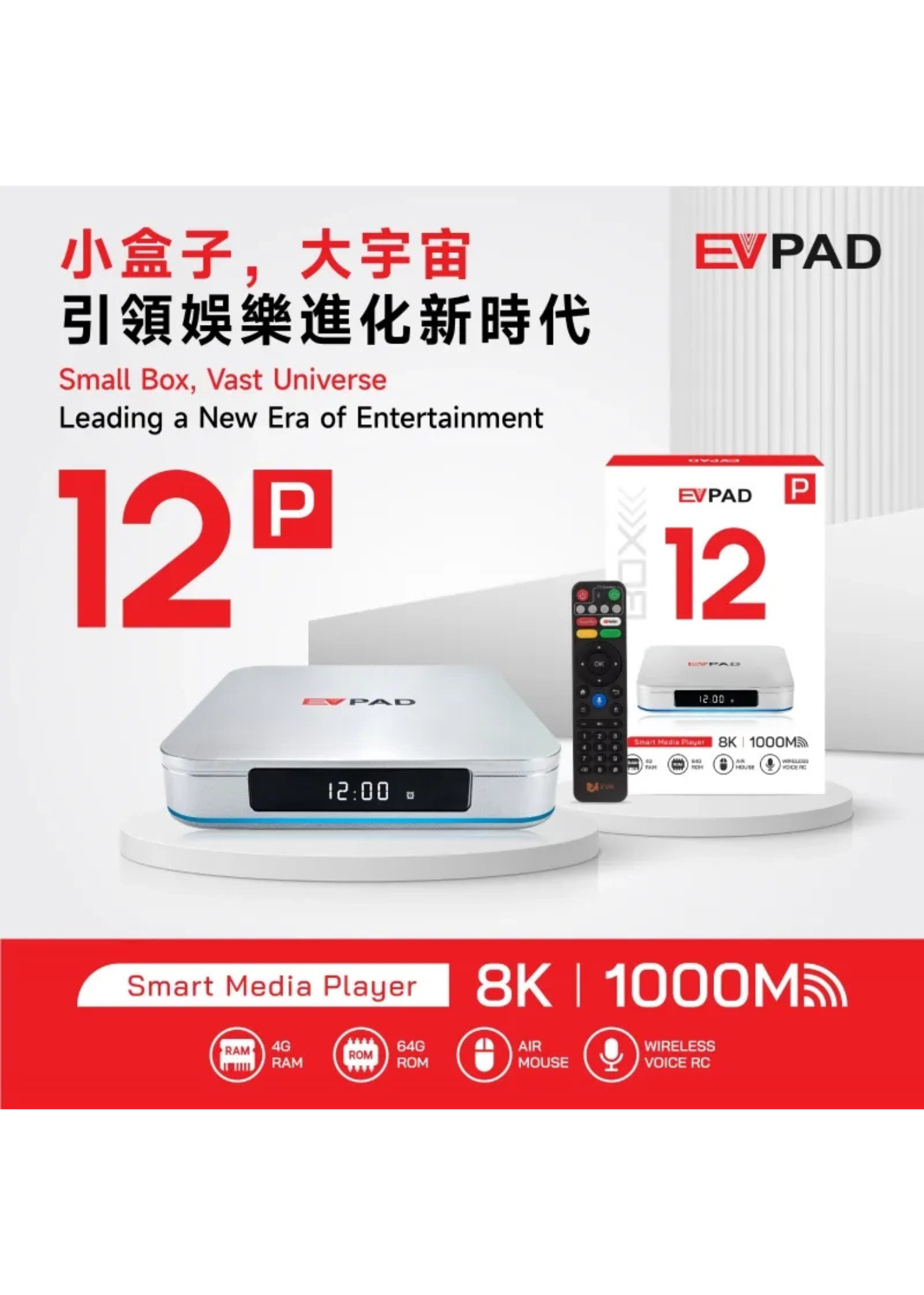 EVPAD電視盒 12P