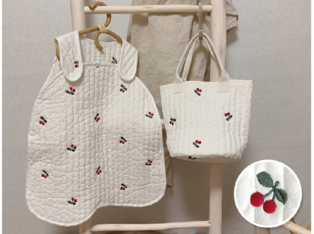 Dottodot 棉質衍縫一手包