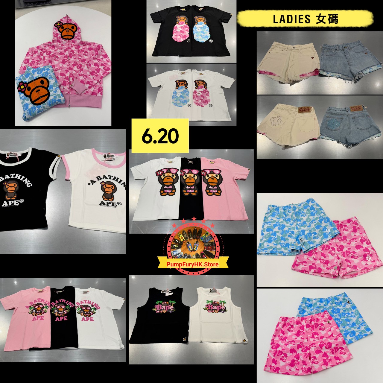 6.20 BAPE SS26 Collection **MESSAGE FIRST/先查詢貨存**  