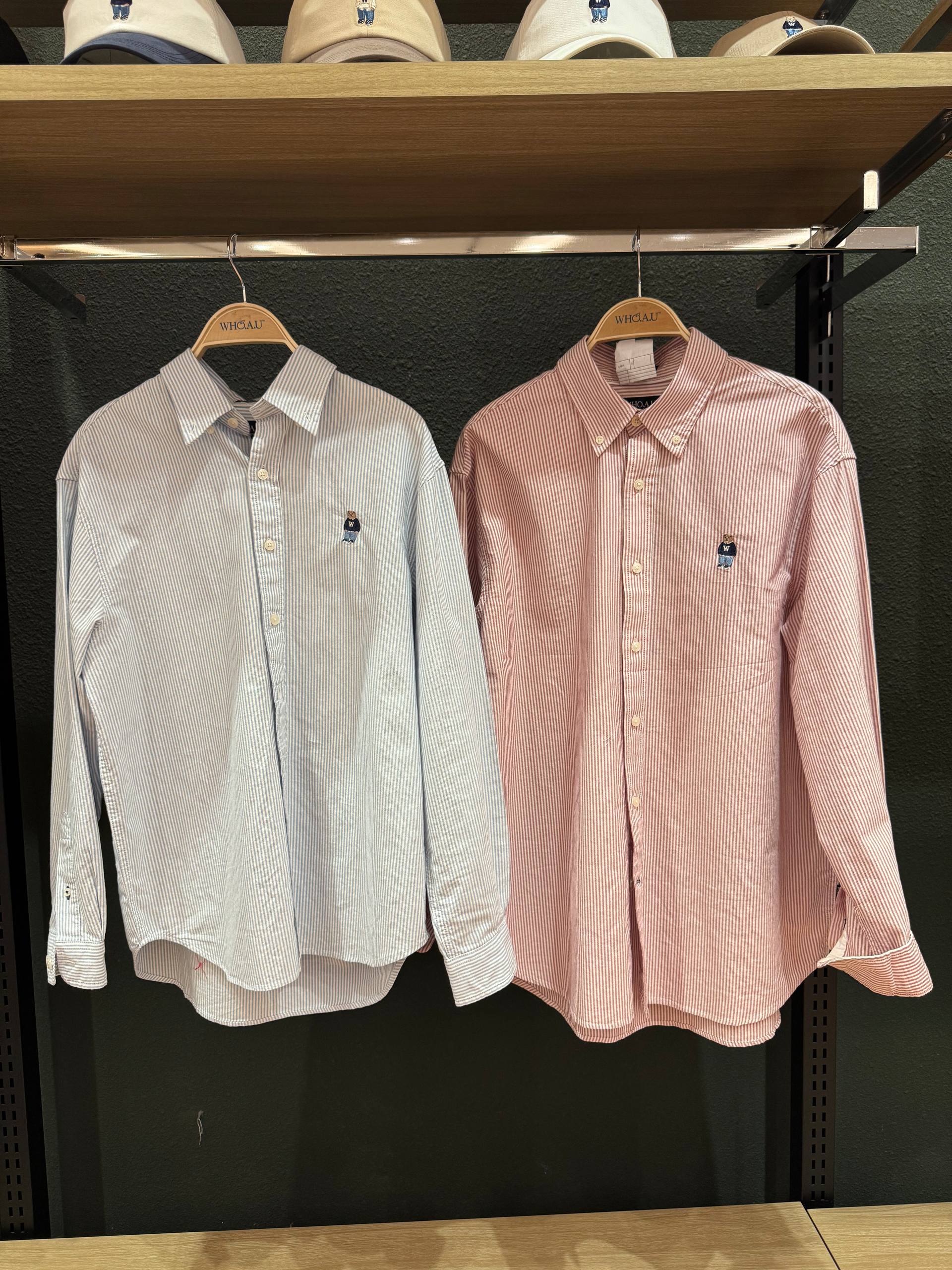 🇰🇷Whoau 线条衬衫✨