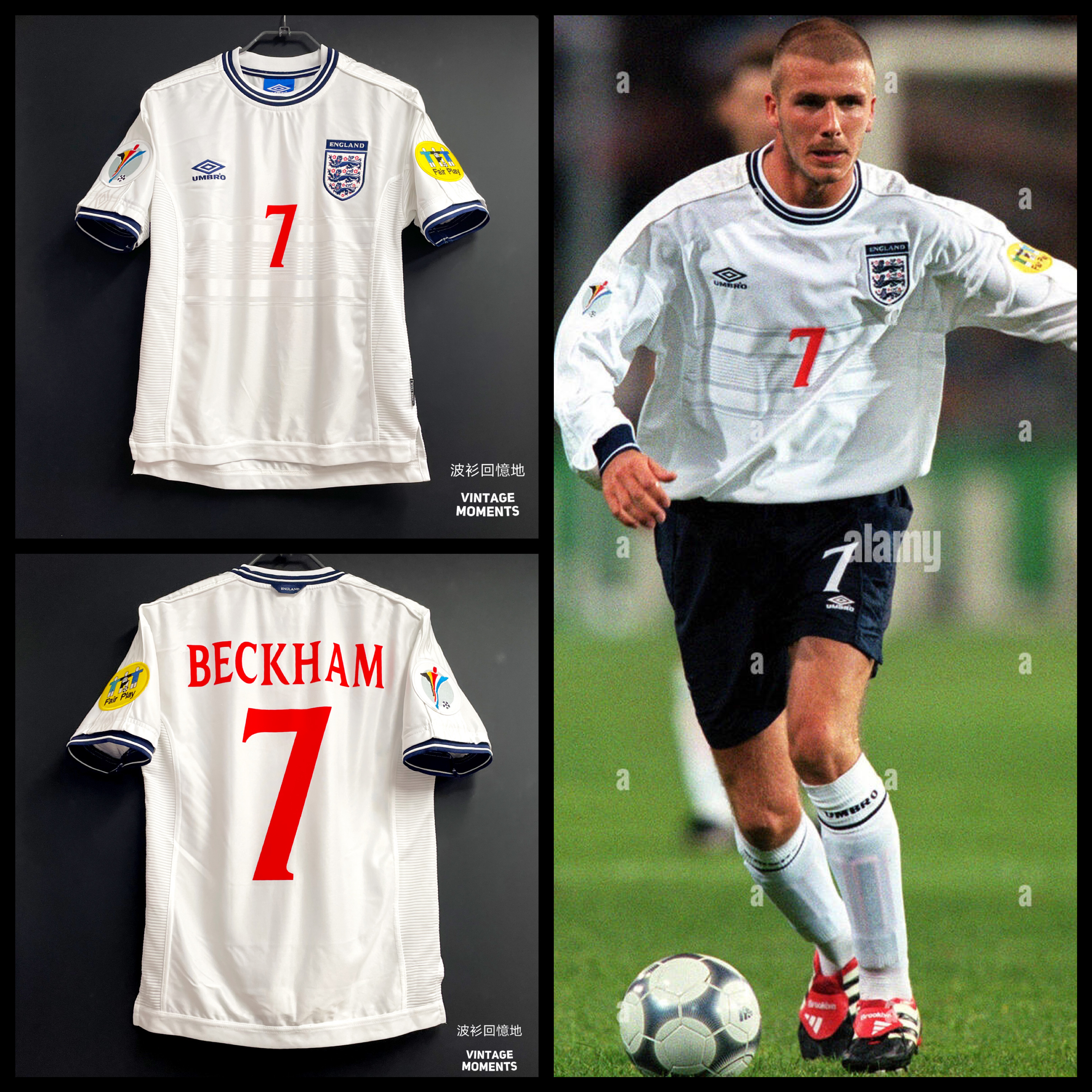 英格蘭2000主場 碧咸 ENGLAND HOME BECKHAM