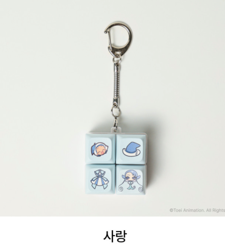 《Pre-Order》Keycap Keyring 閃燈鍵帽匙扣｜韓國 Lotte Cinema X 小魔女DoReMi (26D45-P)
