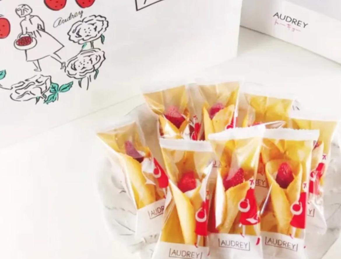 【日本直送(新年團)】 Audrey 士多啤梨奶油花束餅12入💐(原味/朱古力味) 