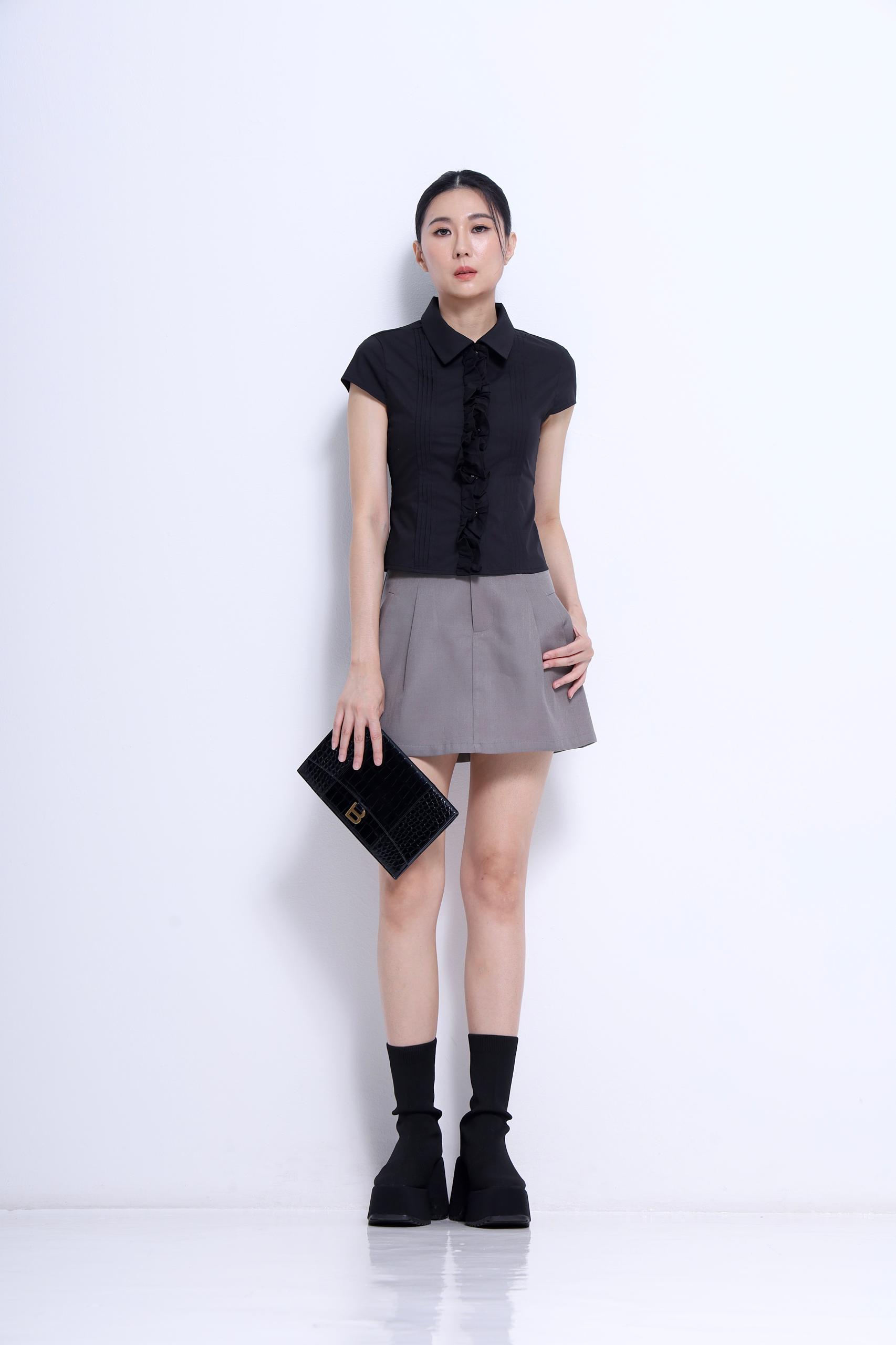 CS1438 A-Line Mini Skirt