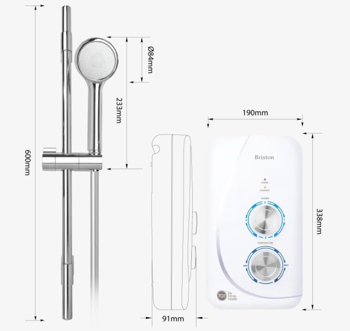 707 Briston Instant Water Heater