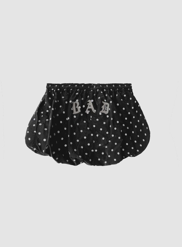 BADBLOOD ♥ Mystic Billy Nylon Balloon Mini Skirt Badblood Billy Balloon Mini Skirt - Navy – BBGSHOPHK