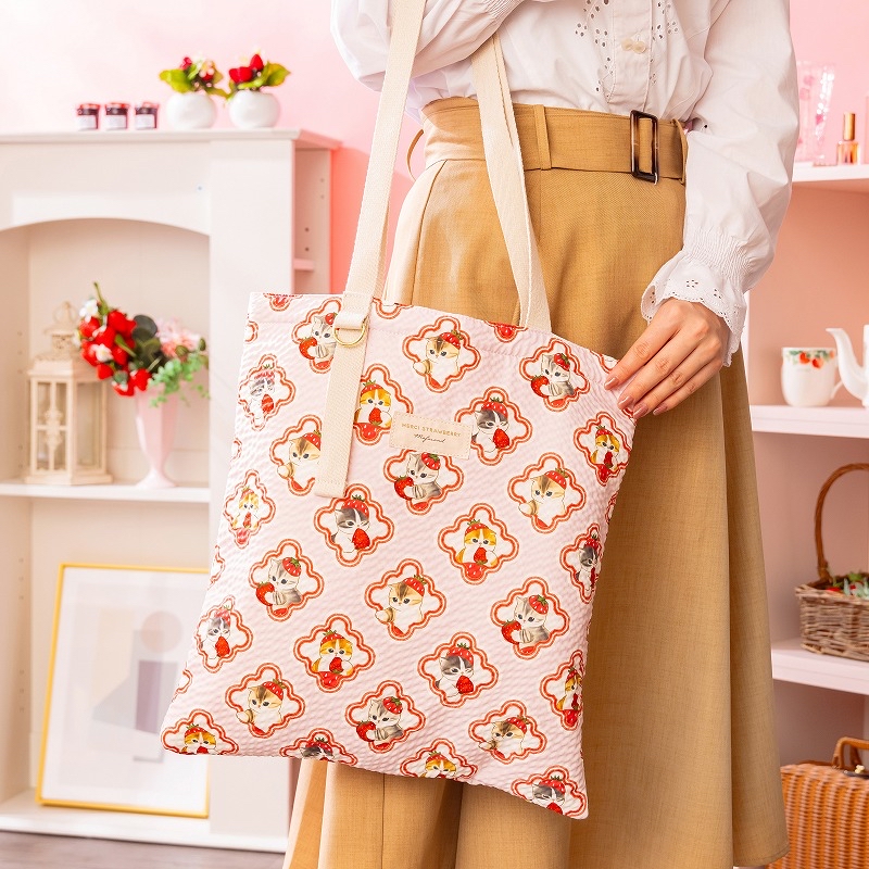 🎀【預訂】mofusand 草莓🍓系列 Flat Tote P