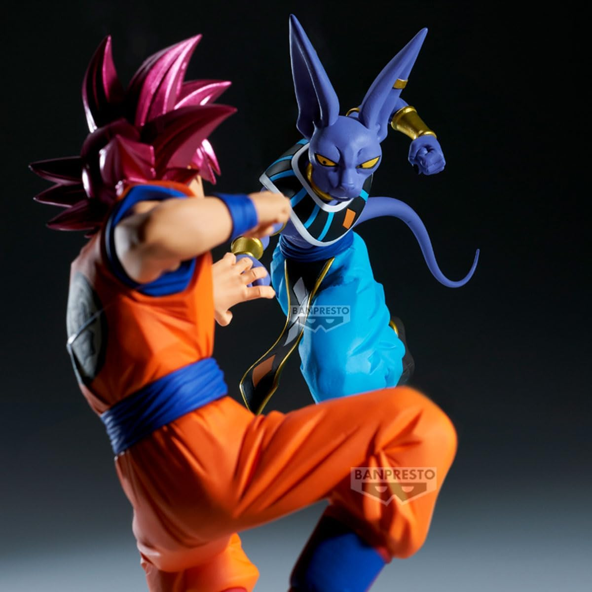 Banpresto, Match Makers Figure: Dragon Ball Super, Beerus vs Super Saiyan God Son Goku 龍珠超 破壞神 比魯斯 vs 超級撒亞神超級撒亞人 孫悟空