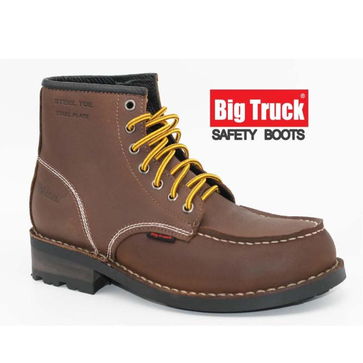 Big Truck Mens Safety Boots/Mid Cut Lace Up CW 8003 Steel Toe Kasut Keselamatan