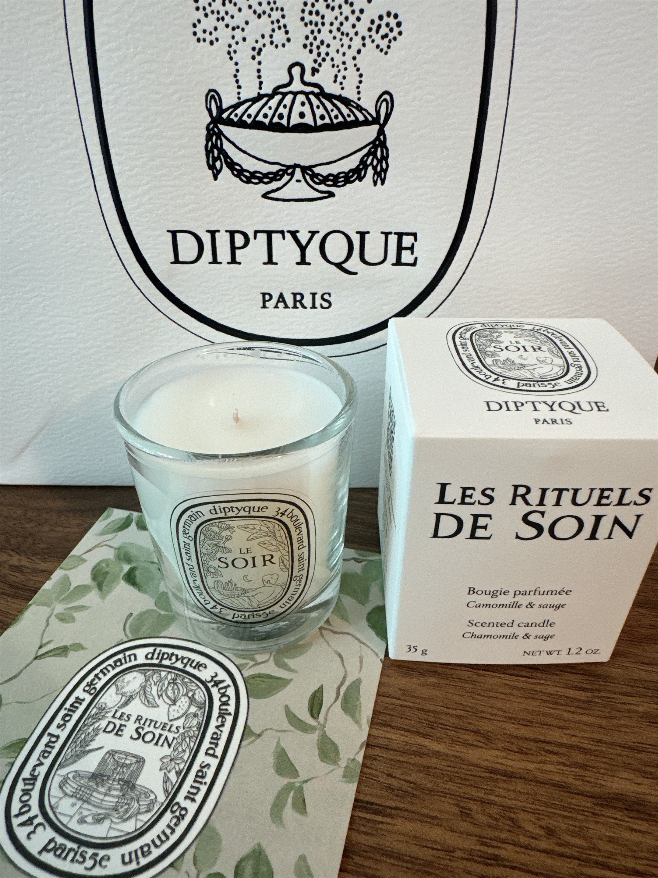(現貨) DIPTYQUE Le Soir (夜語) 迷你蠟燭 Mini Candle 35g