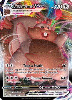 Pokemon TCG Card Game - Greedent VMAX 218/264