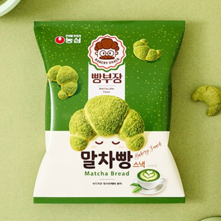 韓國🇰🇷直送✈️農心抹茶可頌造型牛角包餅乾 55g