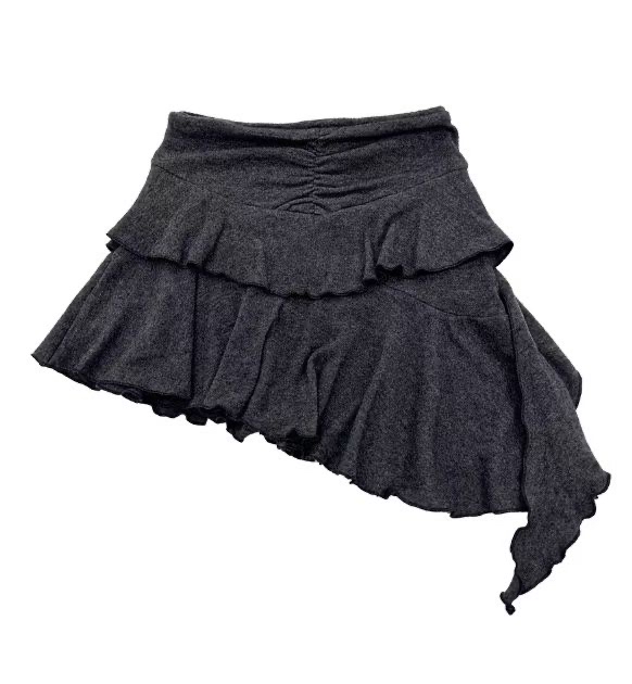 韓國新款不規則短裙