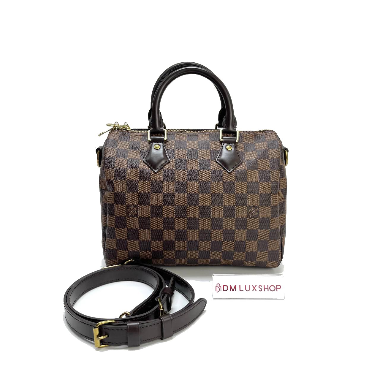 LV Damier Speedy 25 with Strap