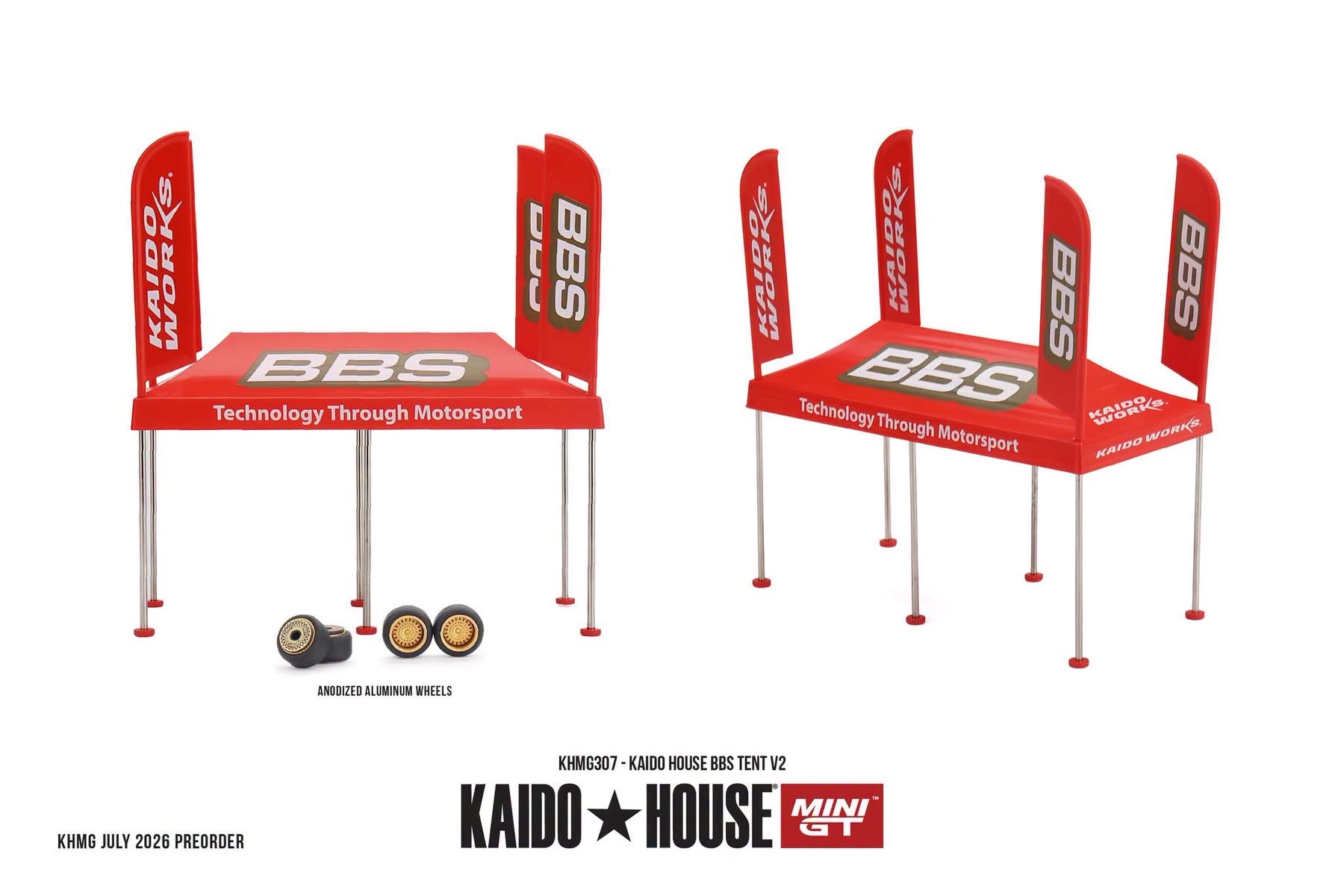 （預訂 Pre Order) KAIDO HOUSE x MINI GT ( KHMG307 ) Kaido House BBS Tent V2