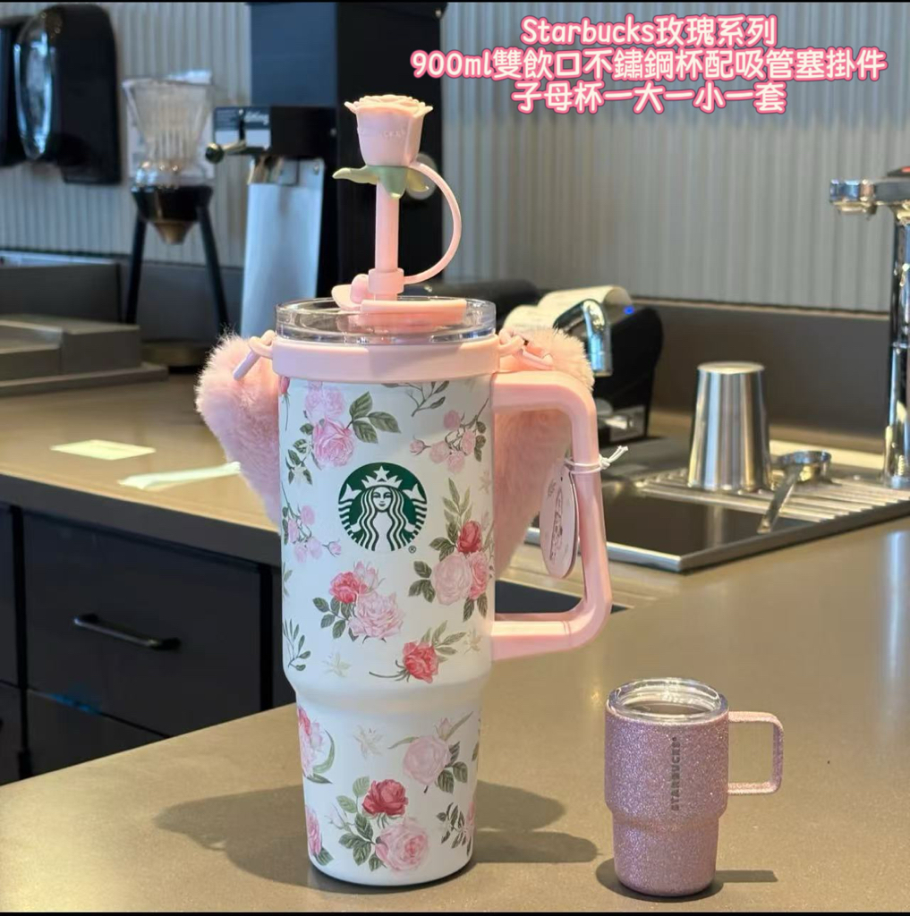 Starbucks 3月玫瑰花系列