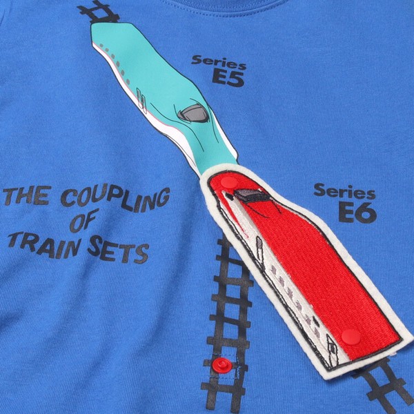 🆕【⭐訂購⭐】🌀 🇯🇵 日本直送 #新幹線 #E5 #E6 移動 連接列車 刺繡 短袖T恤［2款選］🌀 [ELDA-0052]