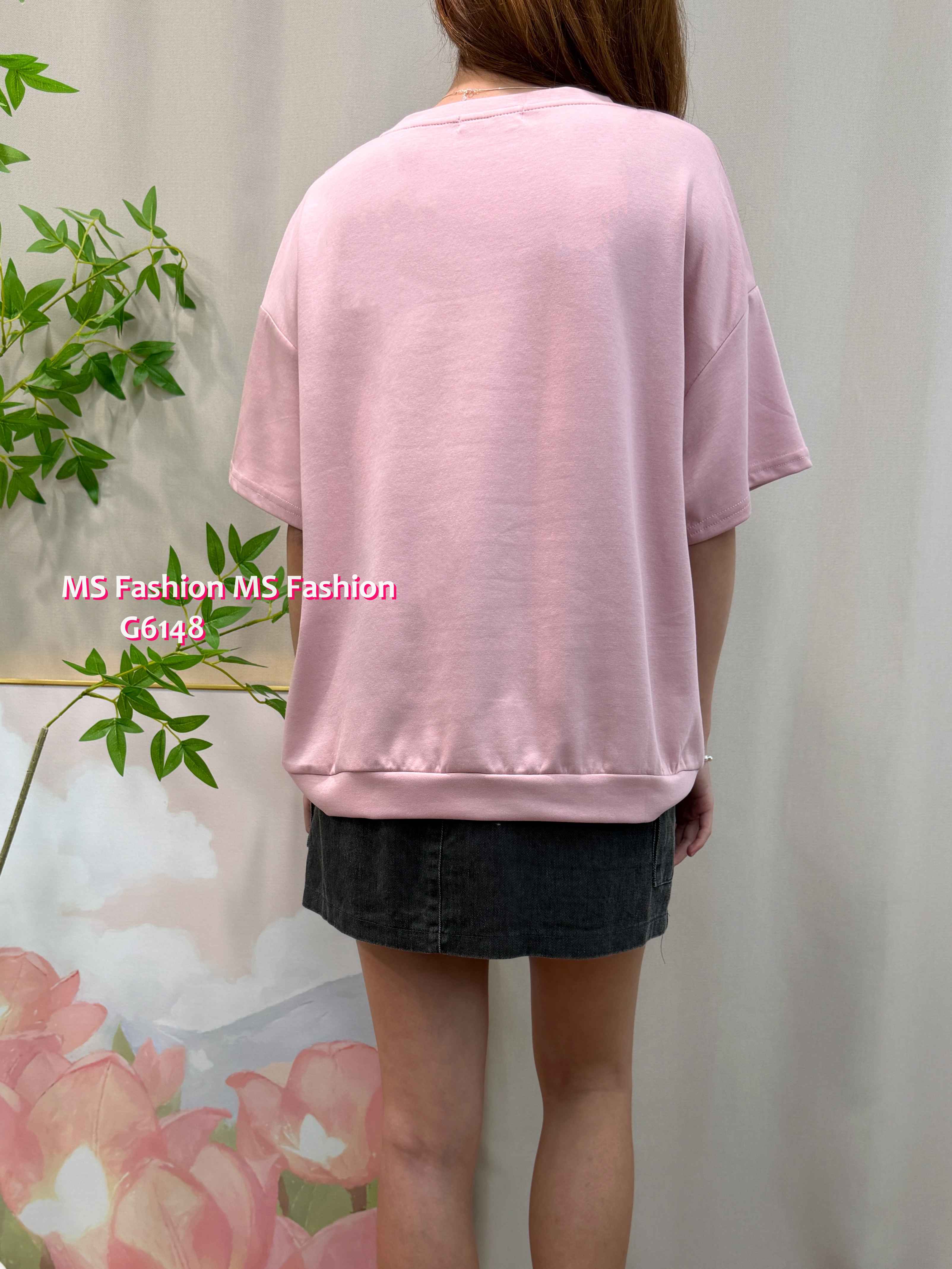 G6148 韓國🇰🇷靚色拼布top