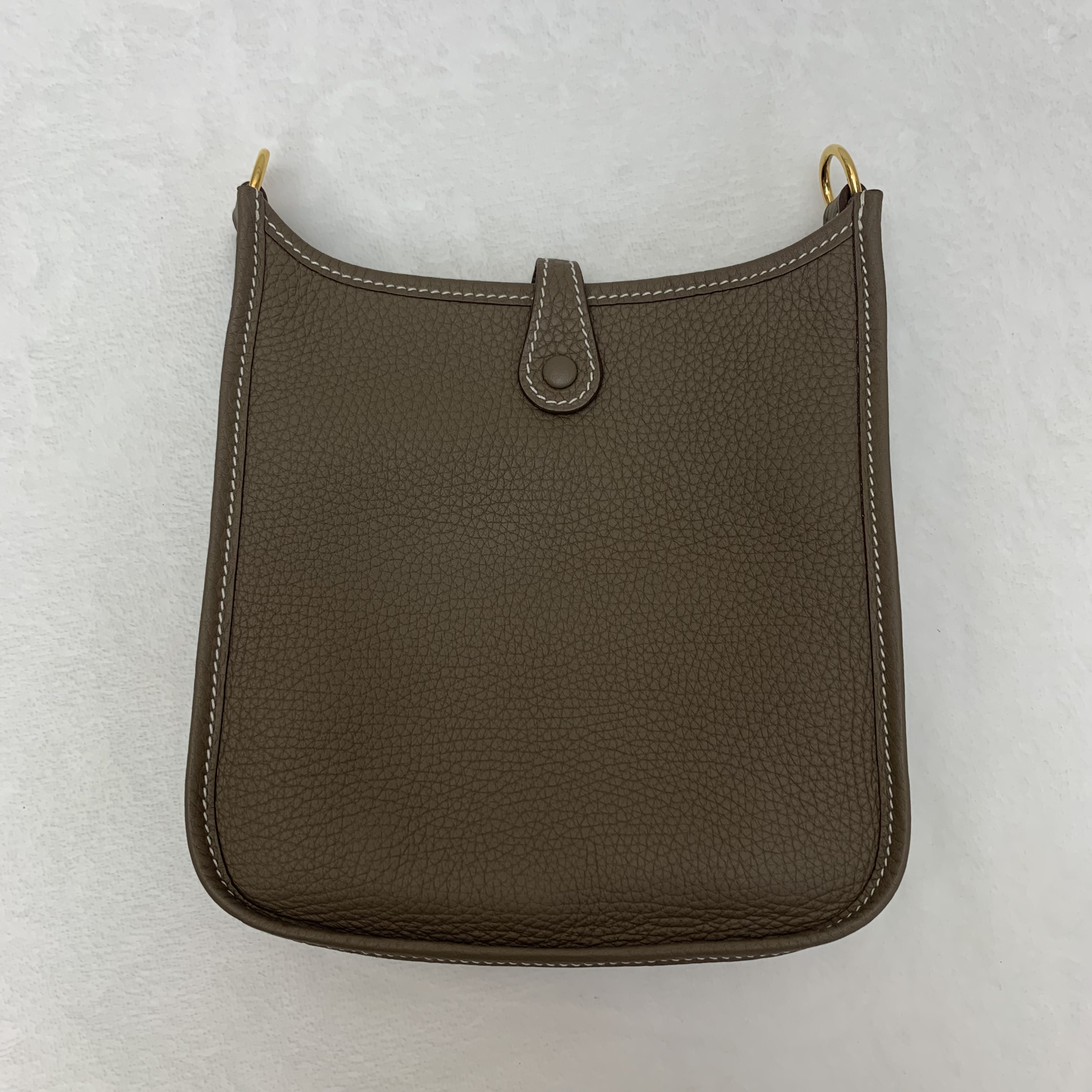 Full set閒置新Hermes Mini Evelyne 大象灰 K刻