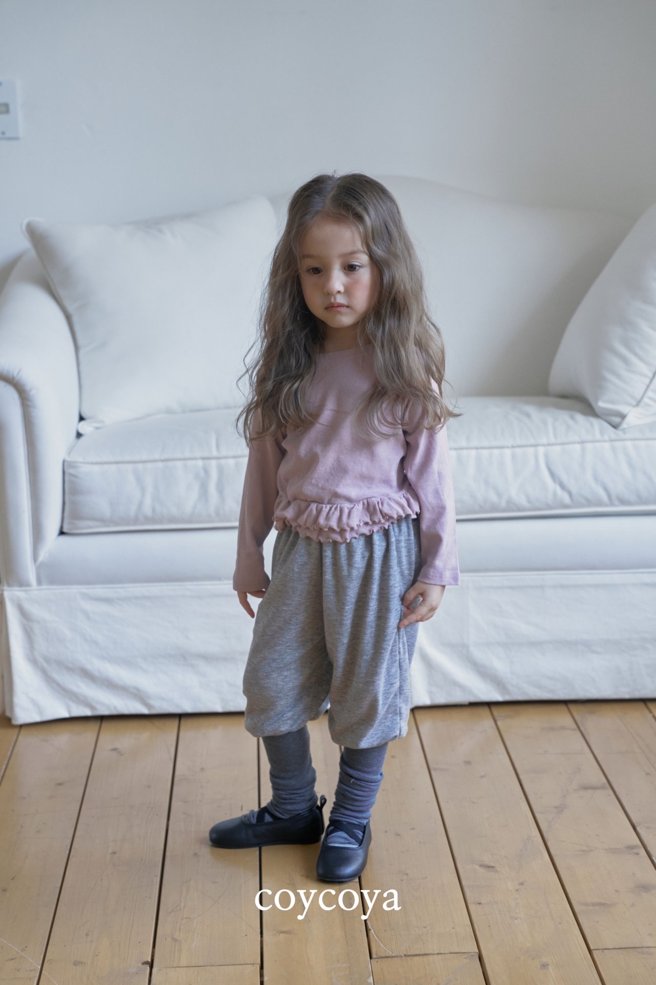 🌸預訂 韓國直送🌸🇰🇷COYCOYA兩色腳套寬鬆長褲