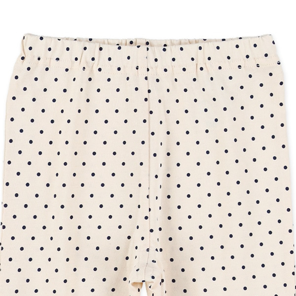 🇯🇵預訂 日本直送🇯🇵兩色波點滿印荷葉邊純棉半截打底褲