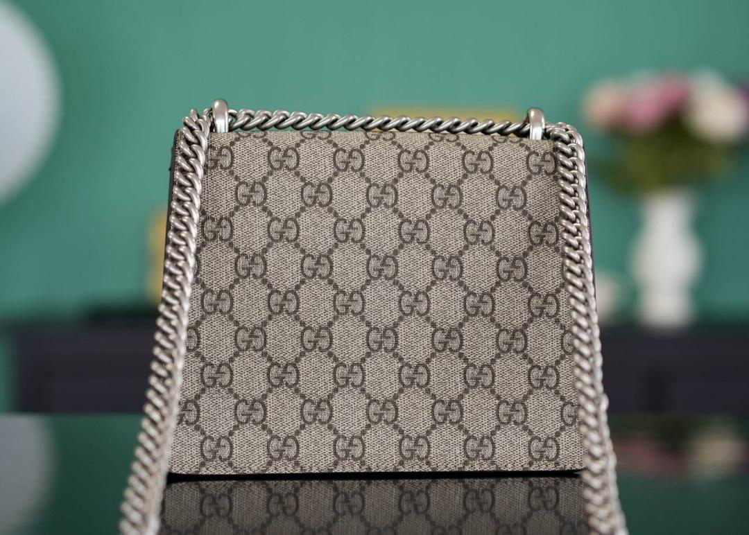 🥯GG Dionysus系列经典酒神 老花黑 20cm GG家长青款，酒神里面的经典基础款 出镜率非常高 简直是穿搭利器 官方款号 421970 尺寸：20x15x5cm