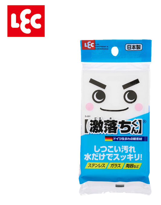 S-691 / (Y) 激落君多用途無須清潔劑海綿(中)