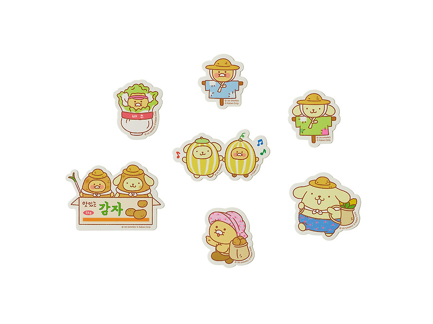 布甸狗 X 春植 貼紙