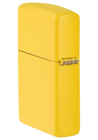 美國製造 | Zippo指定經銷商 Zippo 46019 向日葵啞打火機 – 明亮黃啞光色 (經典夏天光茫) Sunflower Matte Lighter – Vibrant Yellow Matte Finish