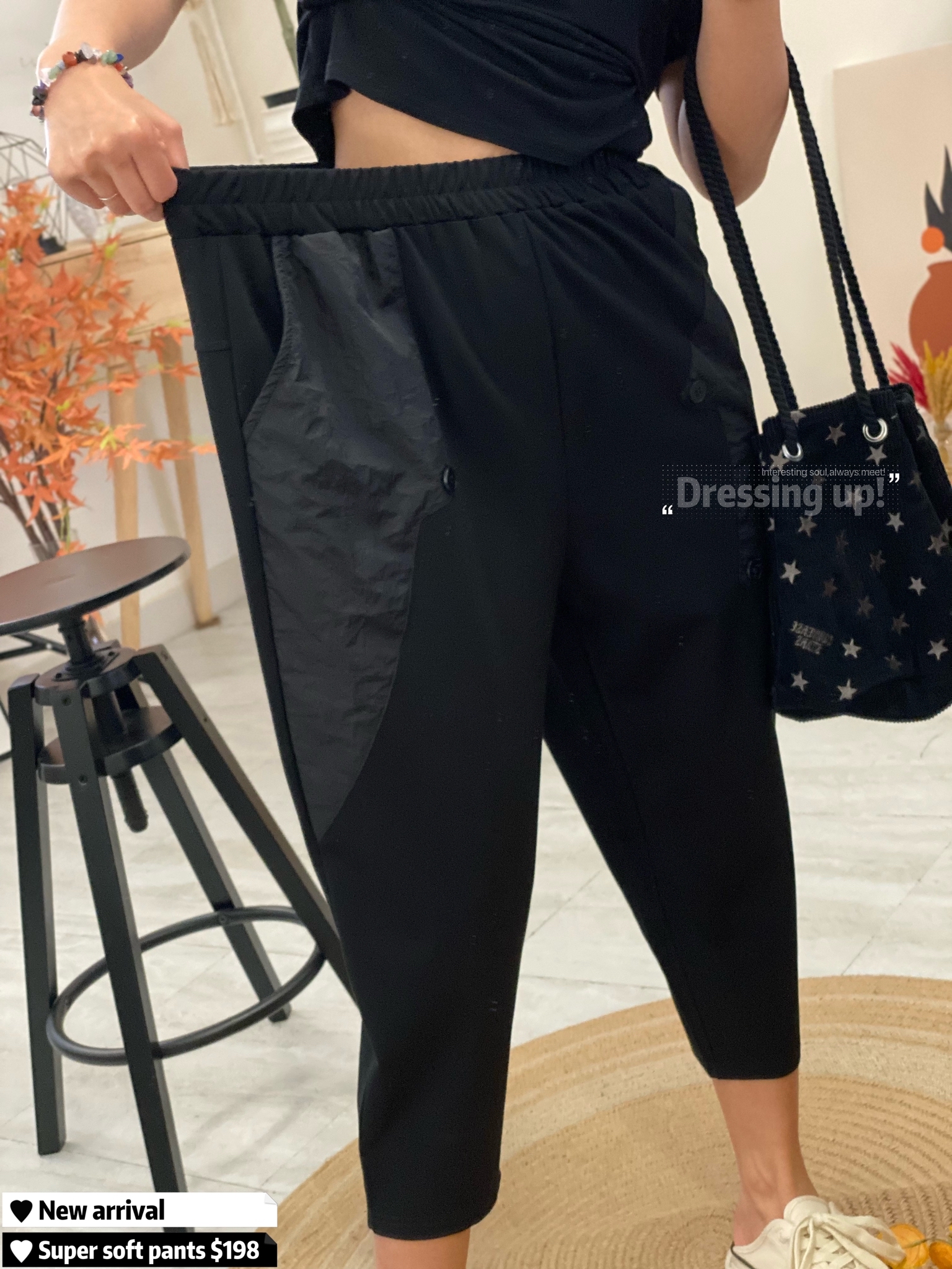 超滑靚料 ✰ 絲光棉燈籠褲