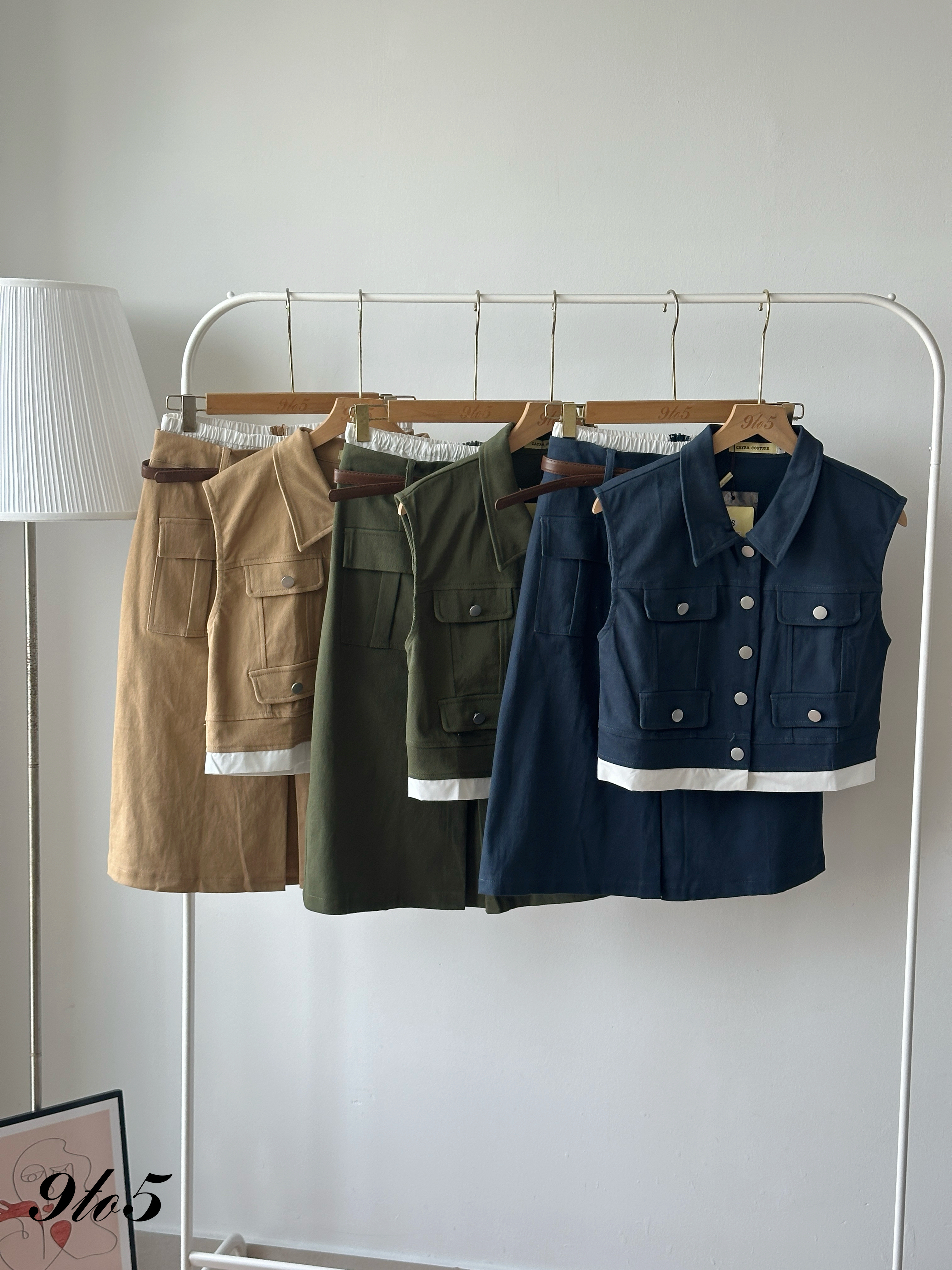 D2368 Denim Matching Set - 3 Colors 
