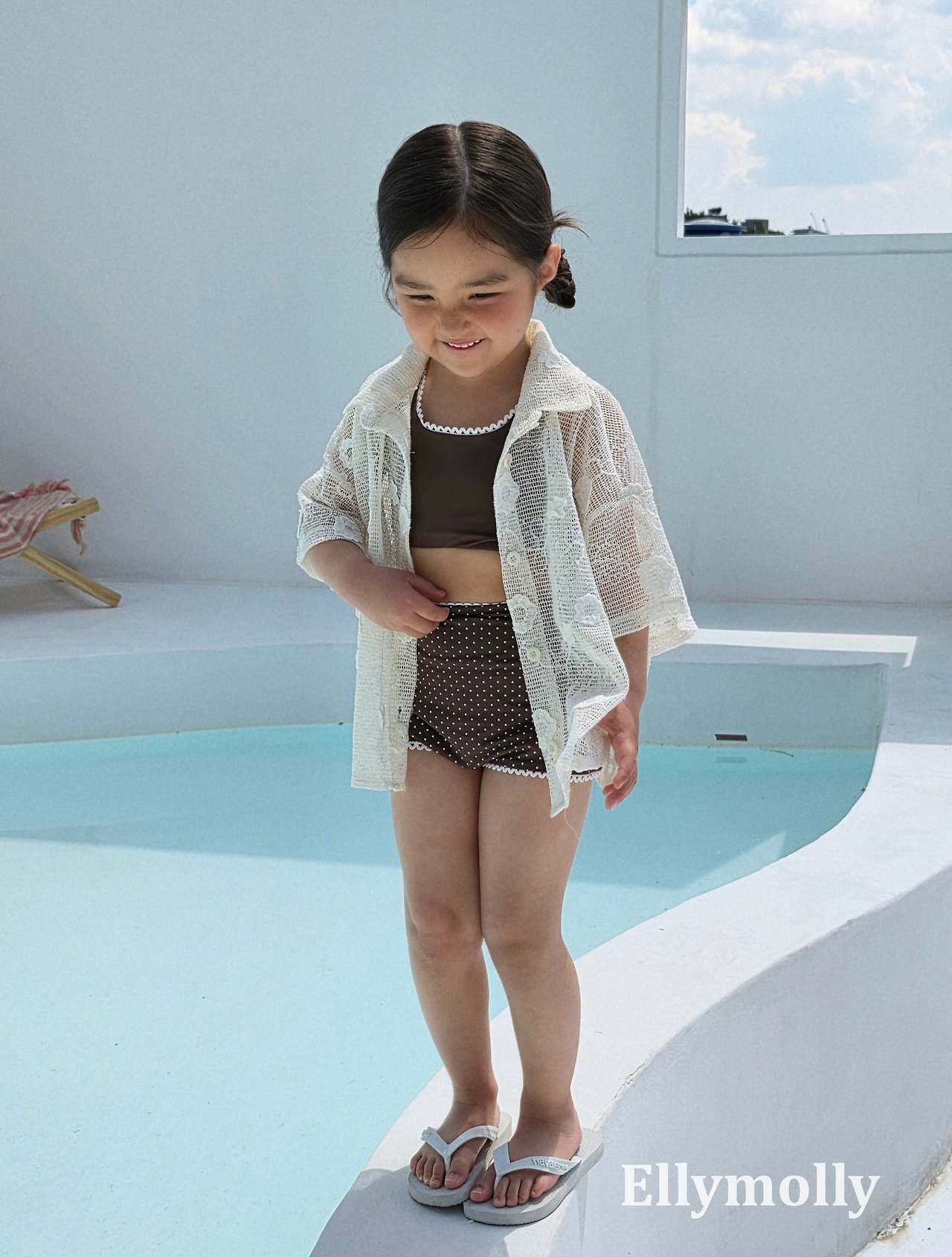 Ellymolly | Flower shirt(size 7(90-100)
