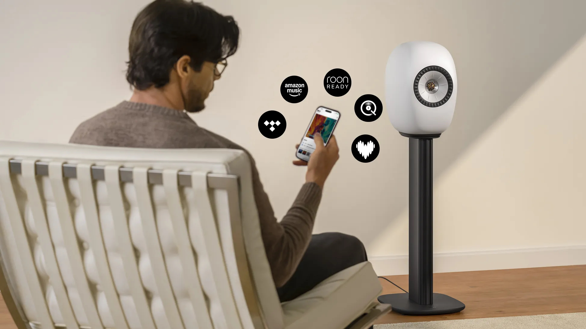 KEF LS LUXE Premium Wireless Hifi Bookshelf Speakers (Pair)