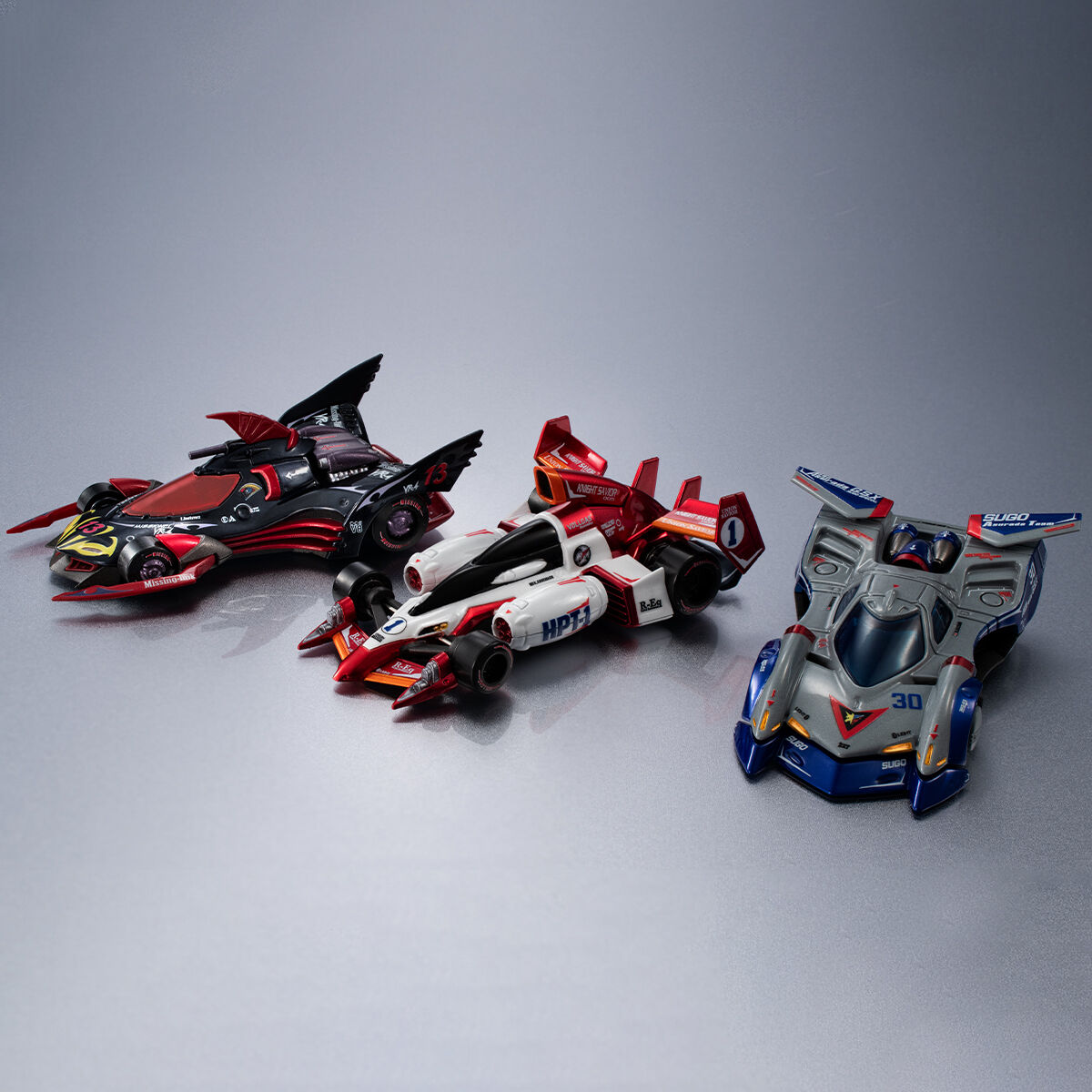 (預訂訂金 $300) (總價 $796) (魂限) MegaHouse C.F.C. CFC Cyber​​ Formula Collection -Heritage Edition- 05 新世紀GPX 高智能方程式 ~傲氣所引導的三機邂逅 套裝 (連特典金屬牌3款) (行版)
