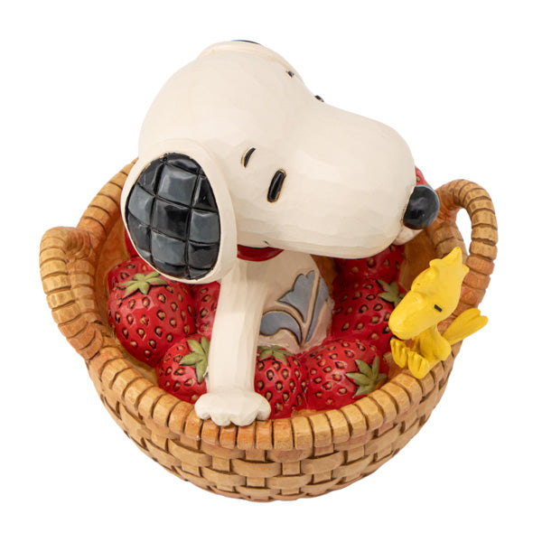 【預訂】Snoopy & Woodstock figure (Strawberry)