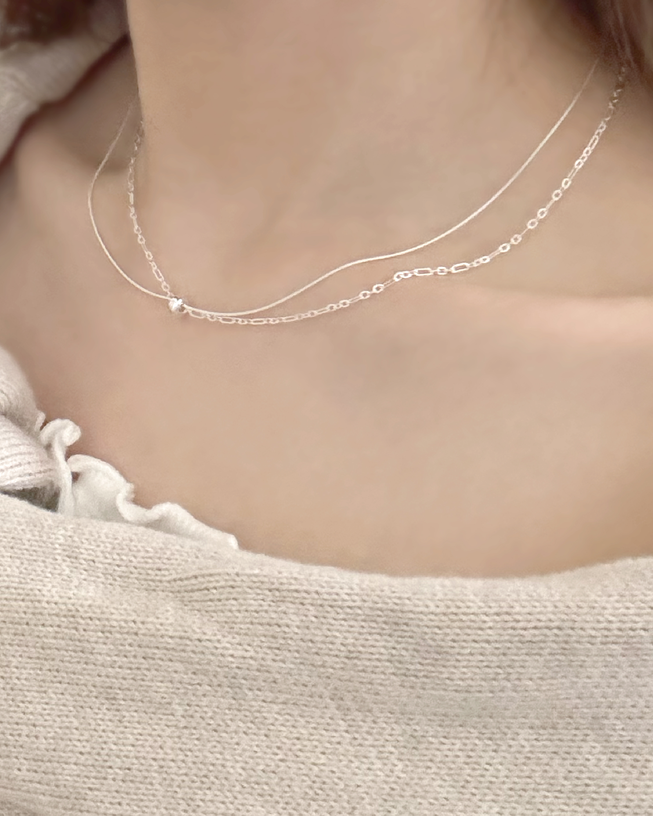 Pure Bead Layered Necklace