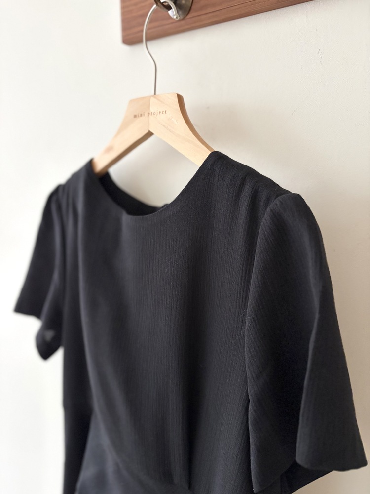 Elise Draped Slit Dress (Khaki)