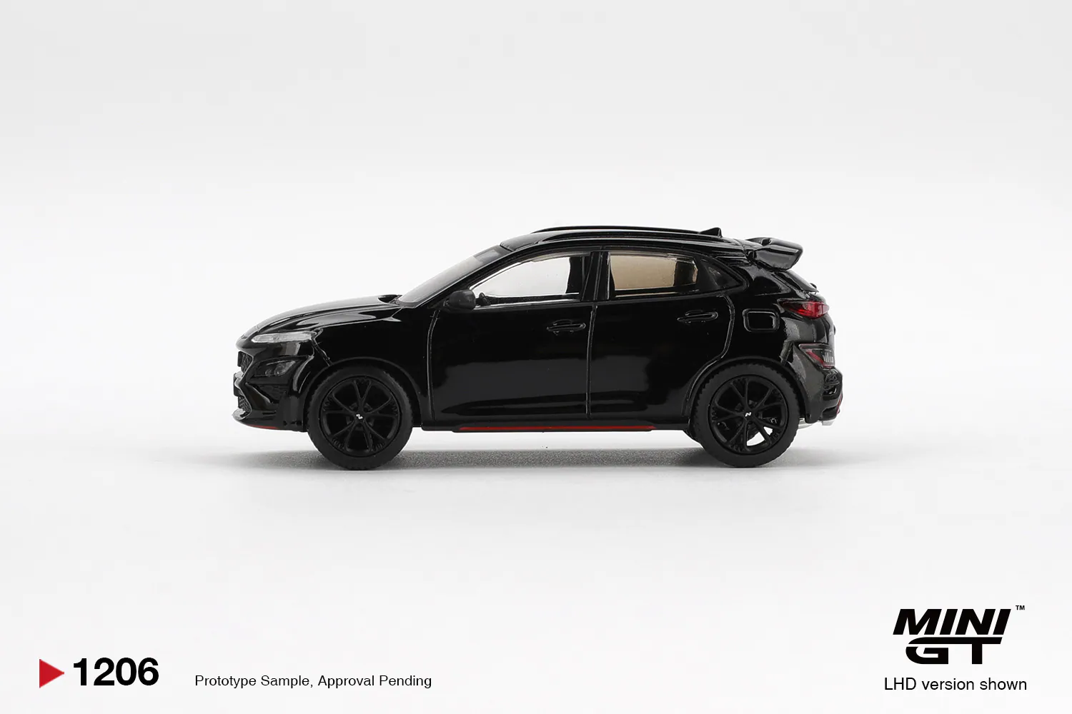 【現貨】MINI GT 1206 Hyundai KONA N Phantom Black | MINIGT 1206 盒裝