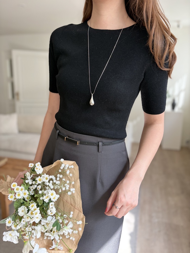 Essential Softy Daily Knit (Black)