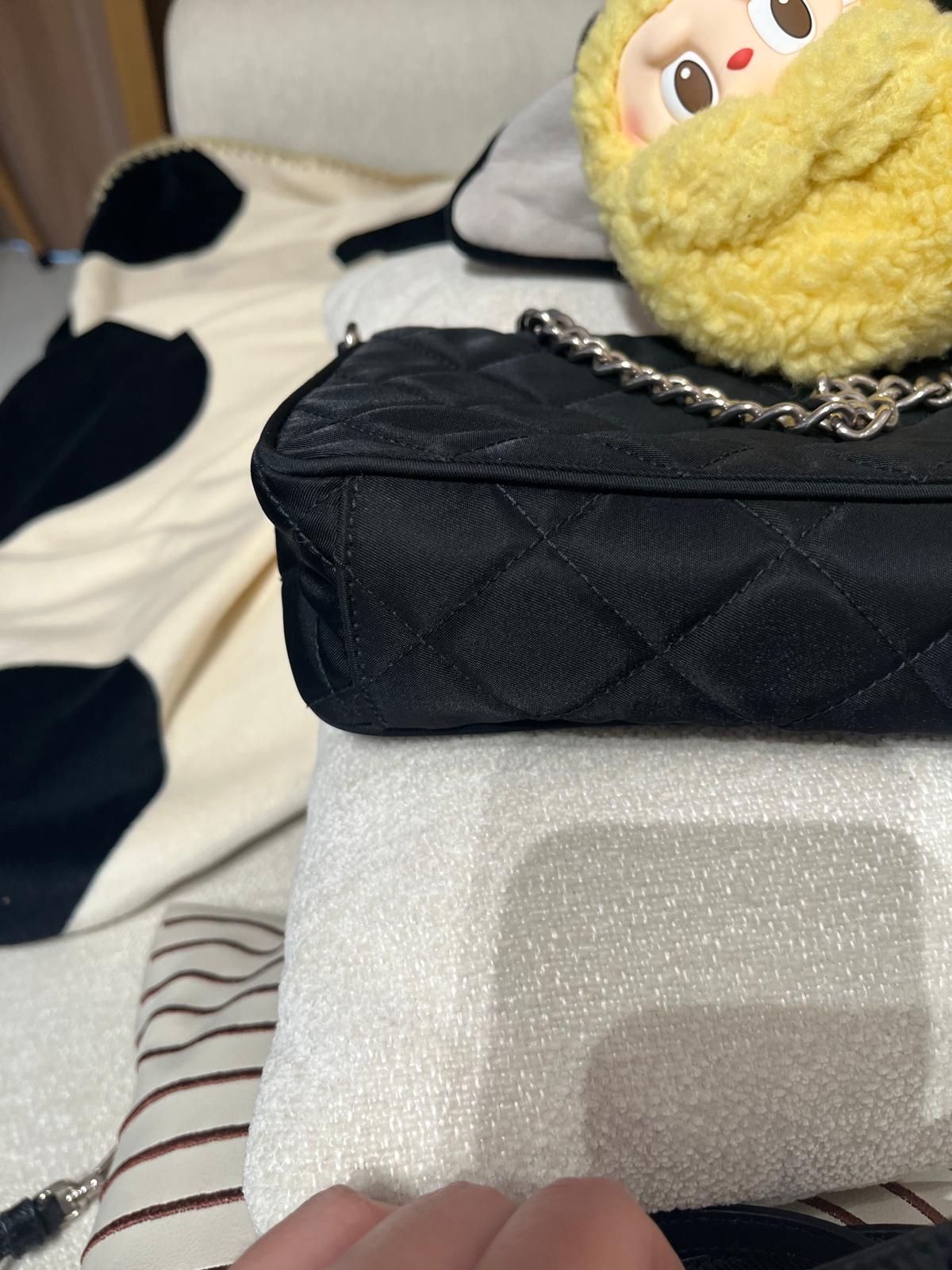 PRADA IBH026 Bandoliera Tessuto Impuntu re-nylon bag 100%Authentic, 98%New ✅Dust bag