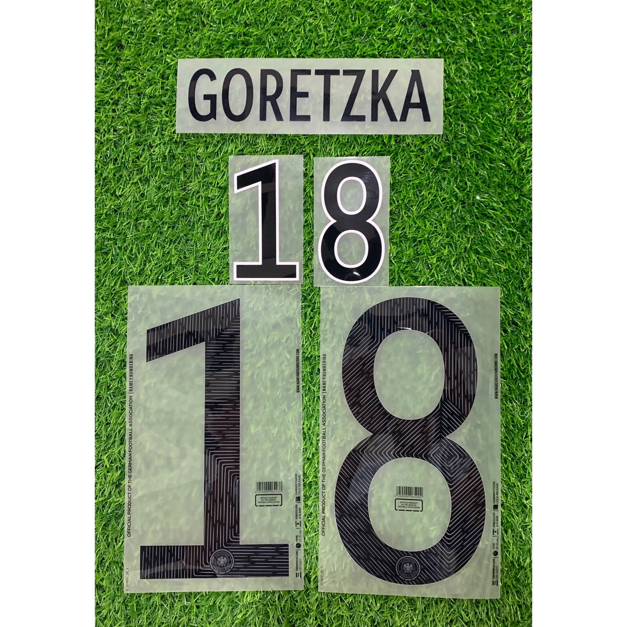 2020歐國盃 2020-22 德國 主場 印字 18 Goretzka