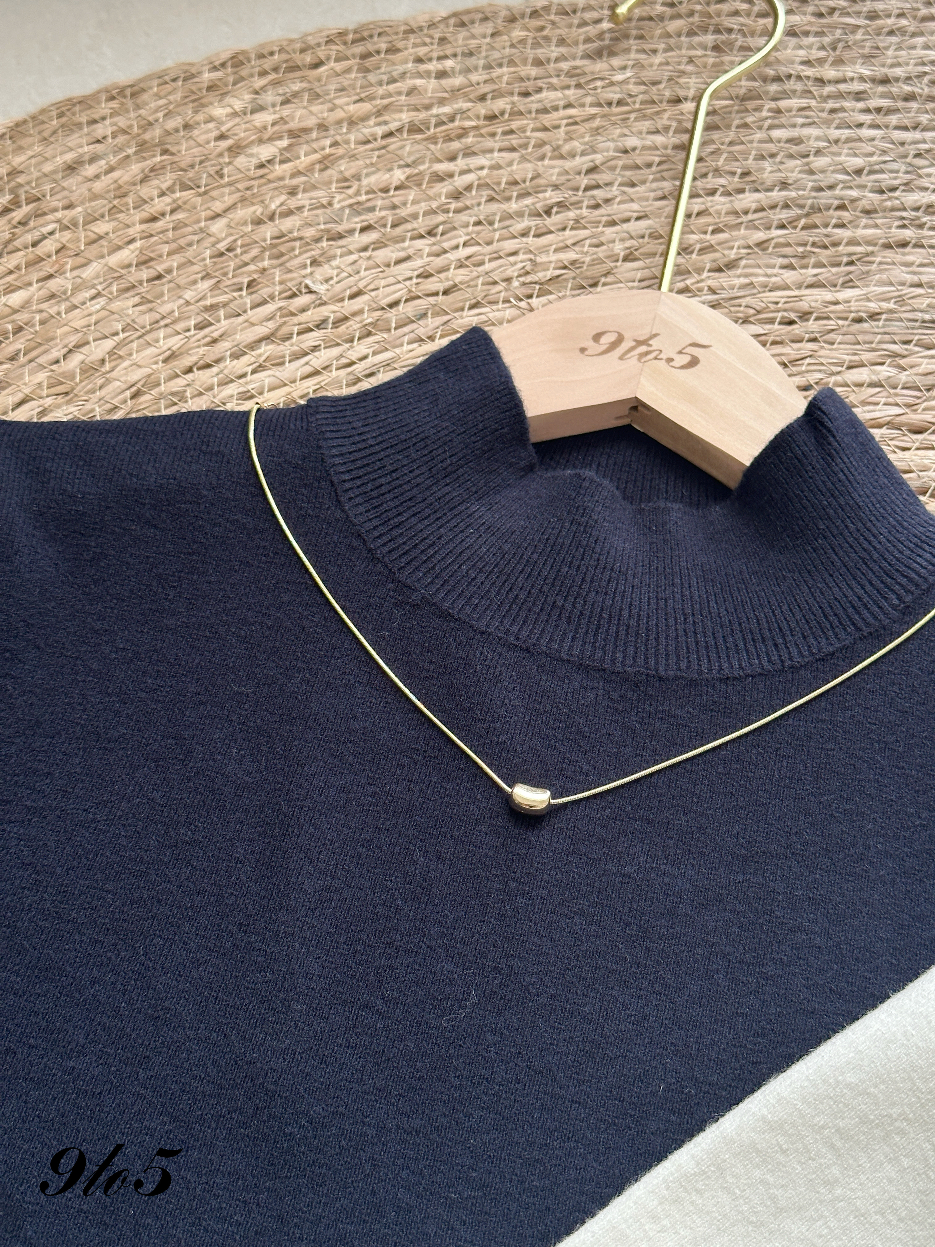 T4250 Mock Neck Half Sleeve Top - 4 Colors 