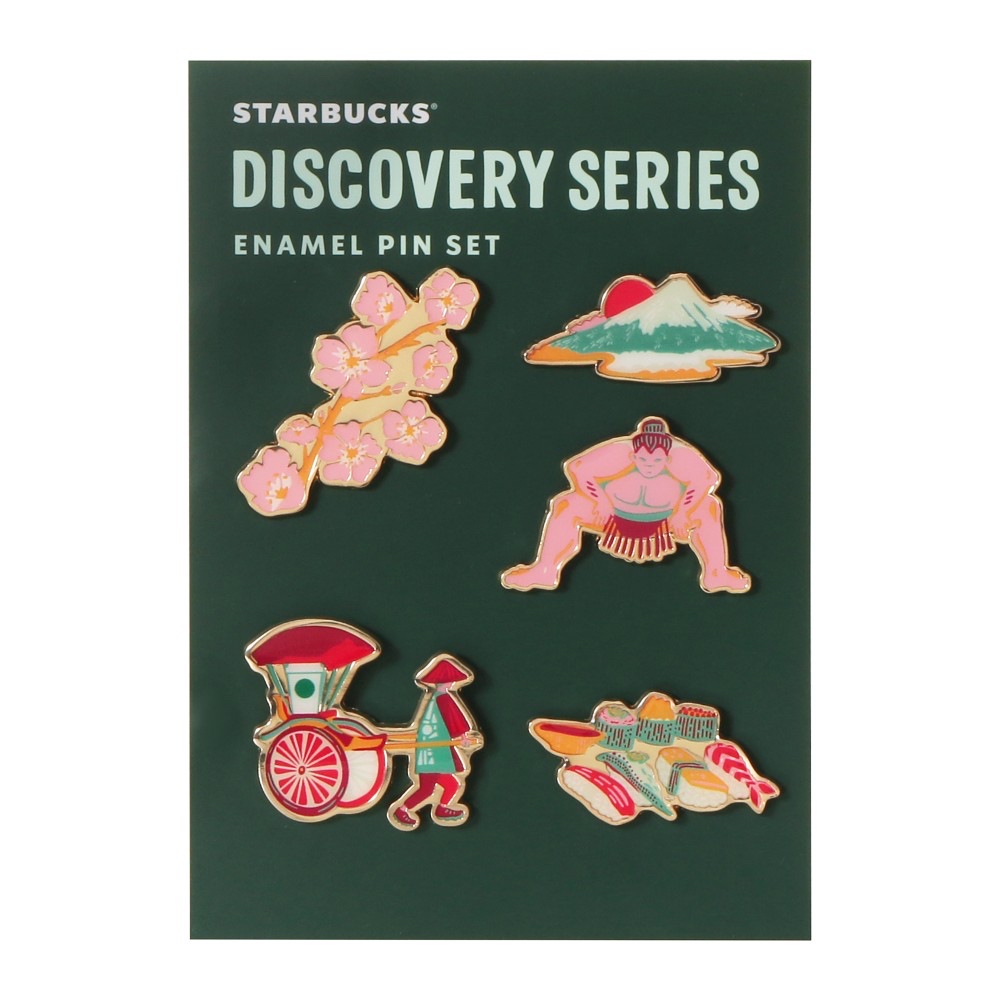 🎀【預訂】Starbucks Japan DISCOVERY SERIES Pin Set